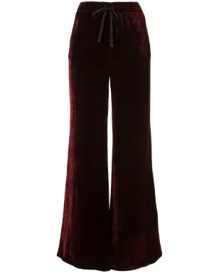 UNRAVEL PROJECT ベルベット ワイドレッグ トラウザー - サムネイル1