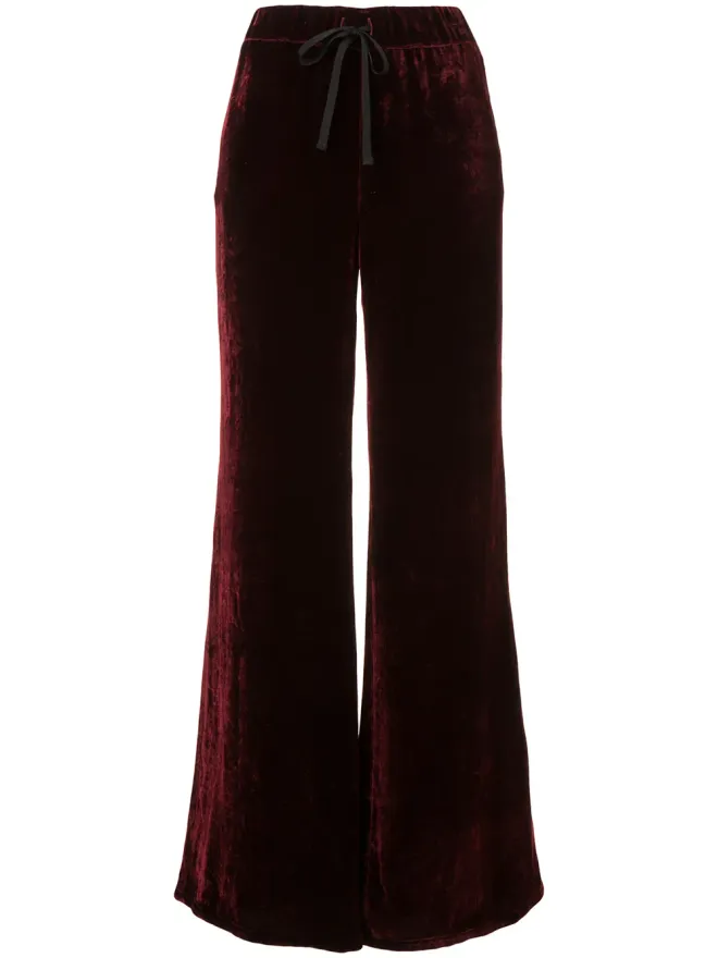 UNRAVEL PROJECT UNRAVEL PROJECT ベルベット ワイドレッグ トラウザーの商品画像