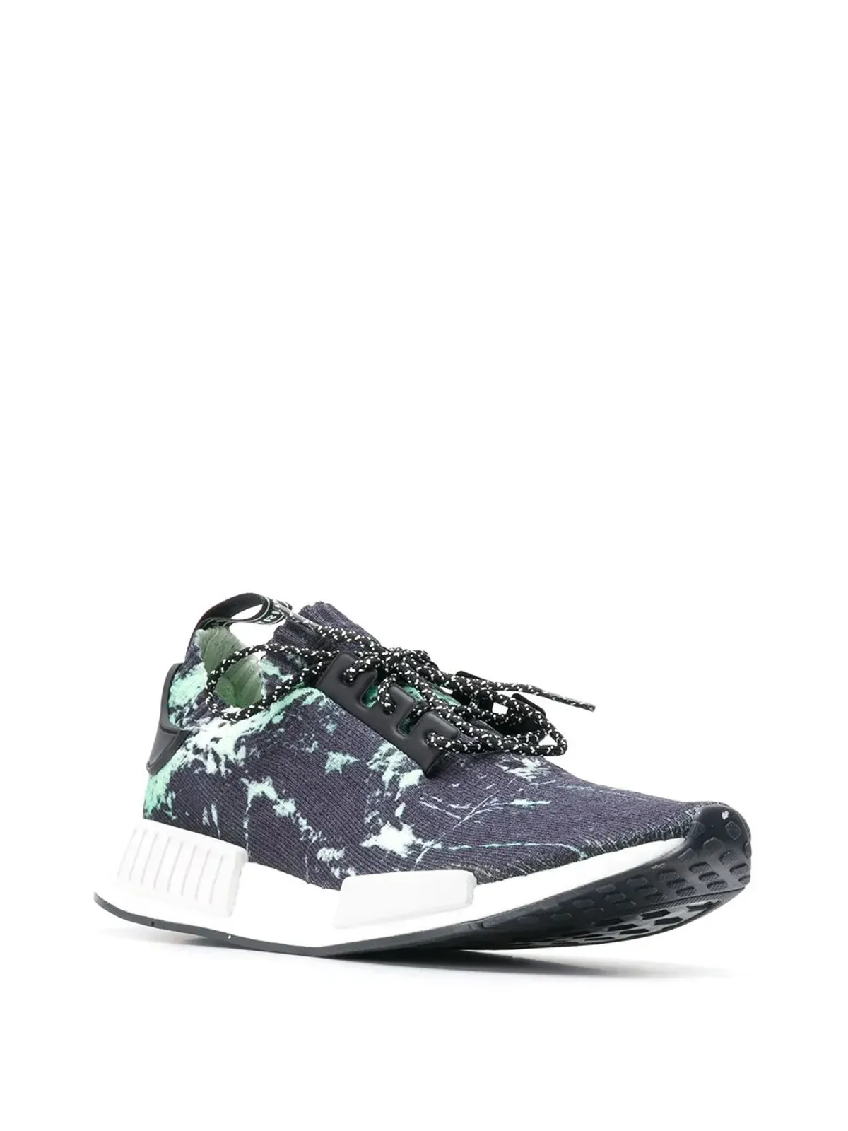 adidas NMD R1 Primeknit グリーンマーブル スニーカー - 画像2
