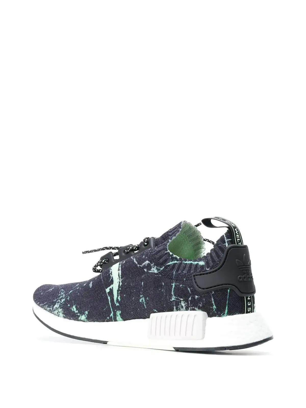 adidas NMD R1 Primeknit グリーンマーブル スニーカー - 画像3