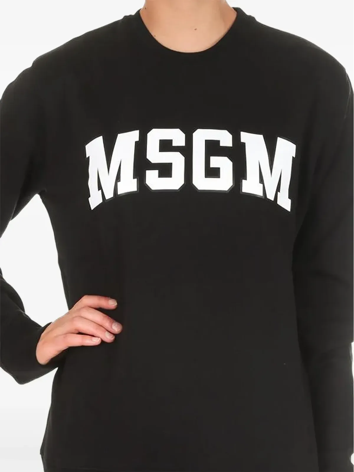 MSGM ロゴプリントセーター - 画像2