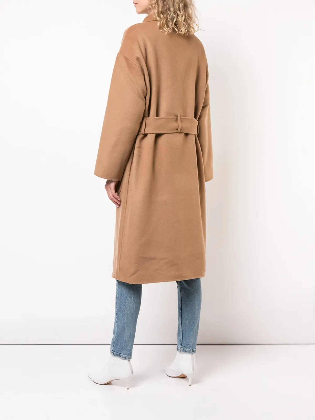 ANINE BING Dylan belted double-breasted coat - 画像4