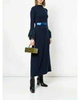 CHANEL ヴィンテージ 1994-1996 キルティング CC ヴァニティ ハンドバッグ グリーン - サムネイル2