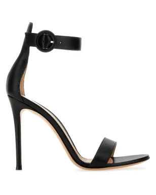 Gianvito Rossi Portofino 105mm レザーサンダル - サムネイル1