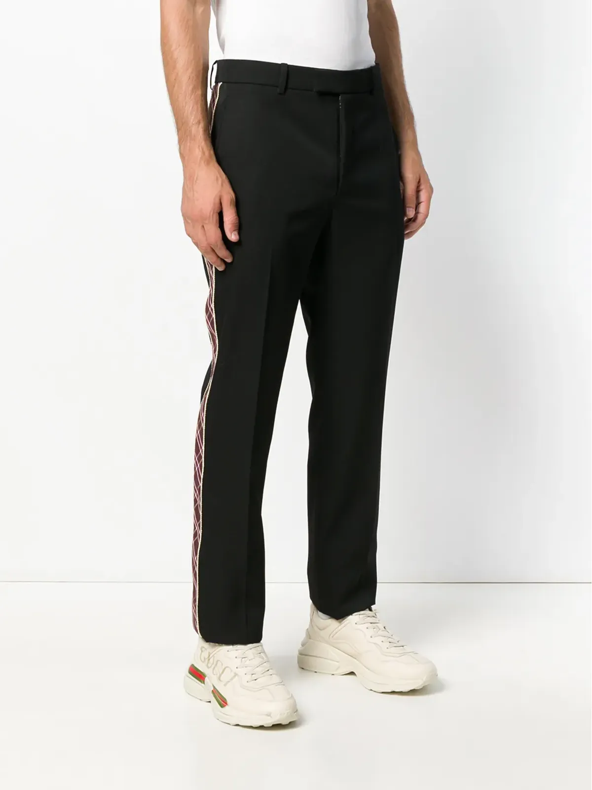 Calvin Klein タータンストライプパンツ - 画像3