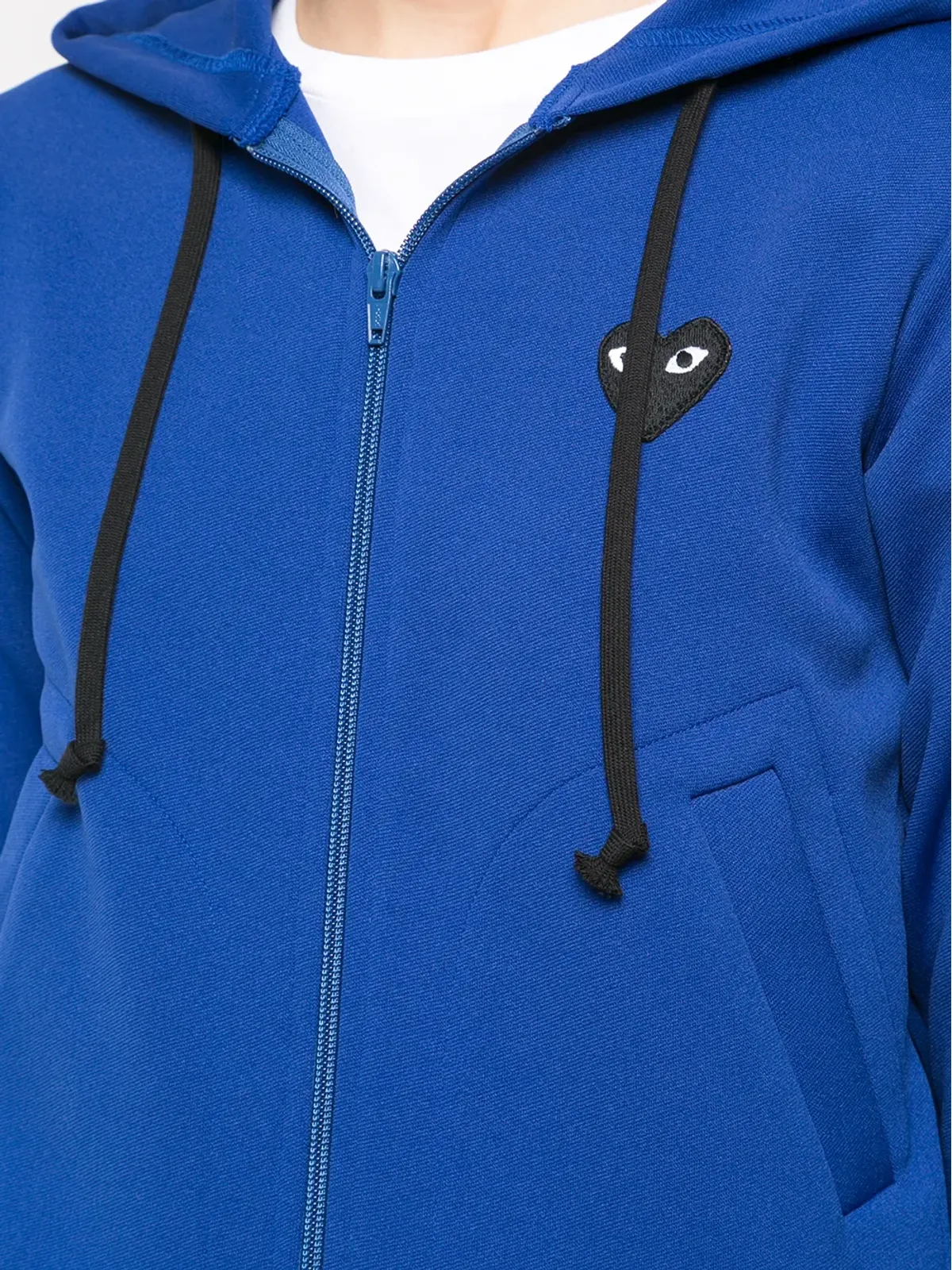 Comme Des Garçons Play ドローストリングジップフーディー - 画像5