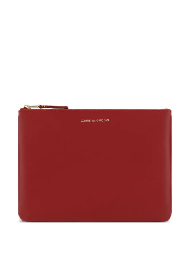 Comme Des Garçons Wallet Comme Des Garçons Wallet ロゴプリント レザー ウォレットの商品画像