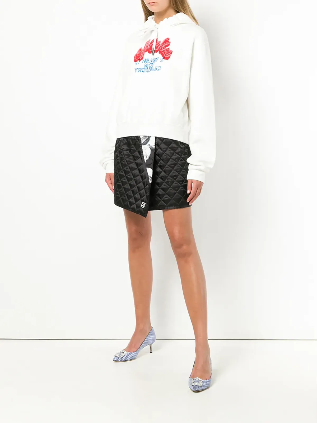 Off-White Heart Not Troub フーディー - 画像2