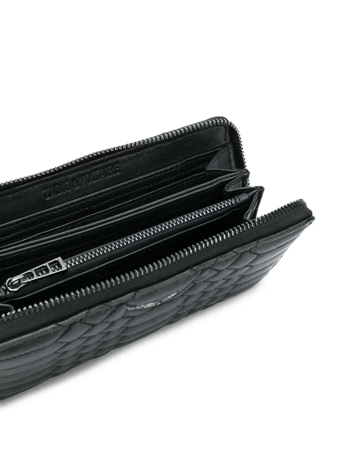 Zadig&Voltaire Compagnon matelasséウォレット（ブラック） - 画像3