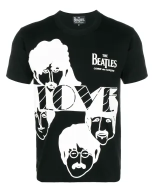 Comme Des Garçons ザ・ビートルズ Tシャツ - ブラック - サムネイル1