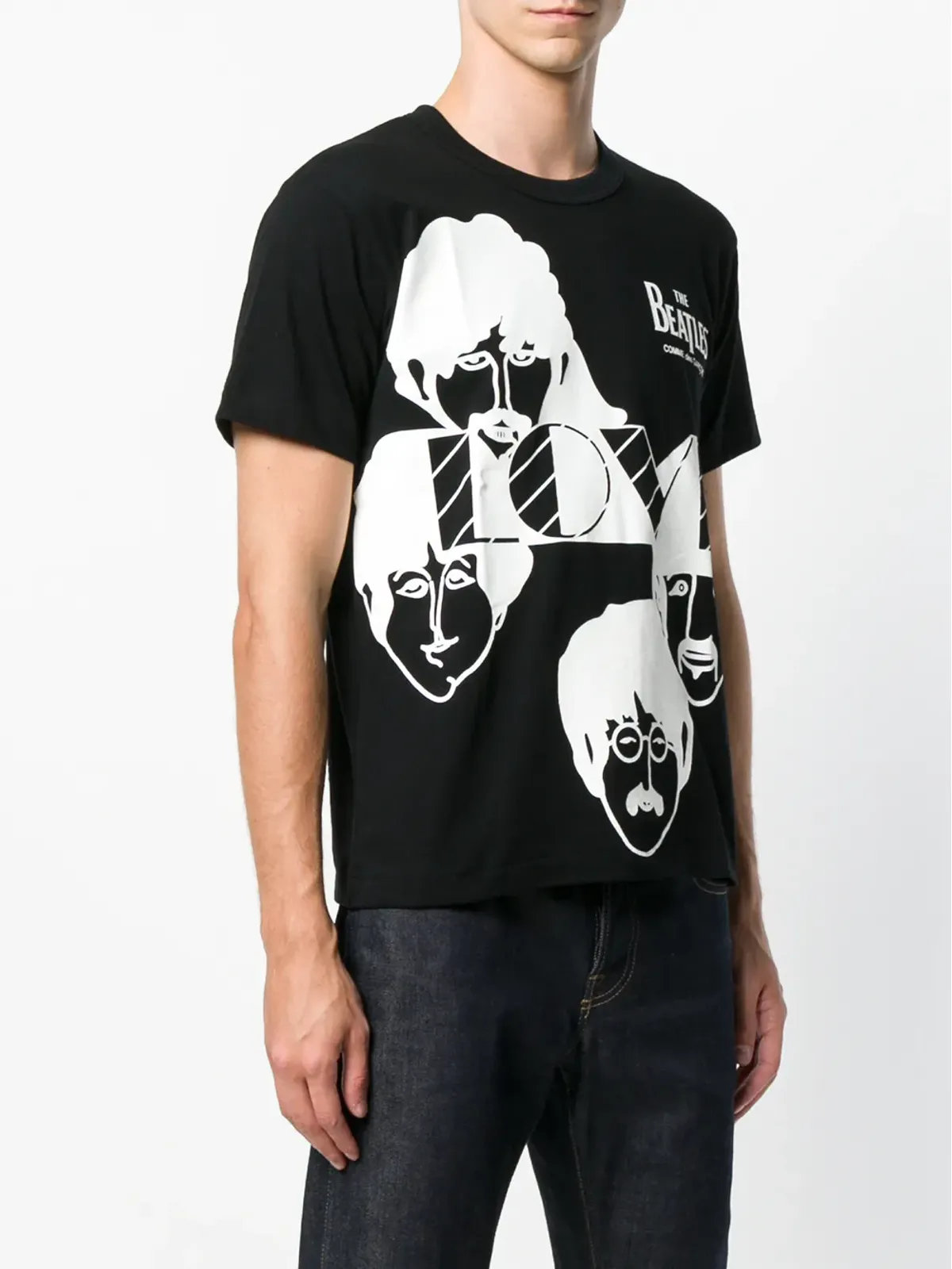 Comme Des Garçons ザ・ビートルズ Tシャツ - ブラック - 画像3
