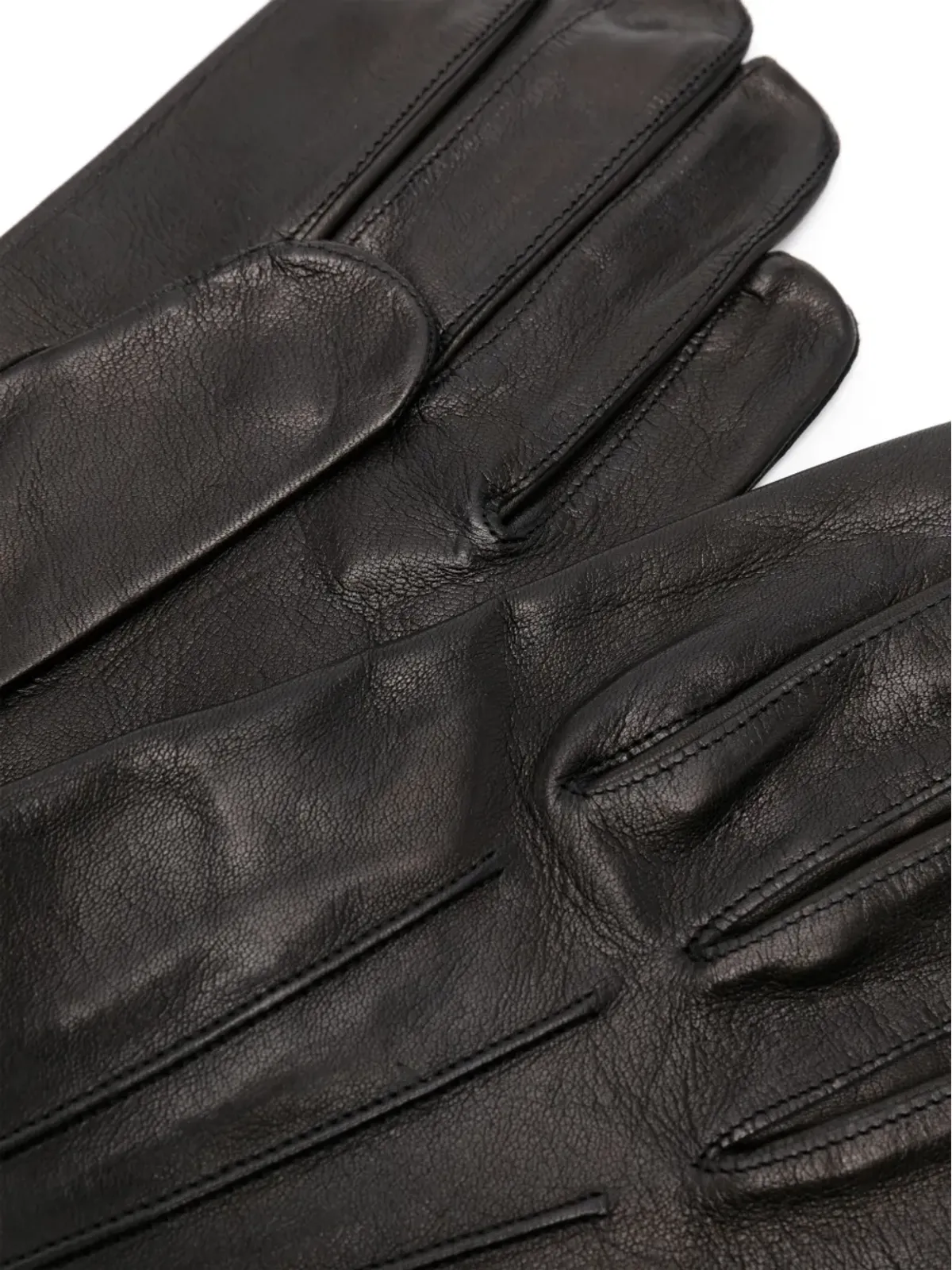 Paul Smith ストライプトリムレザーグローブ - 画像2
