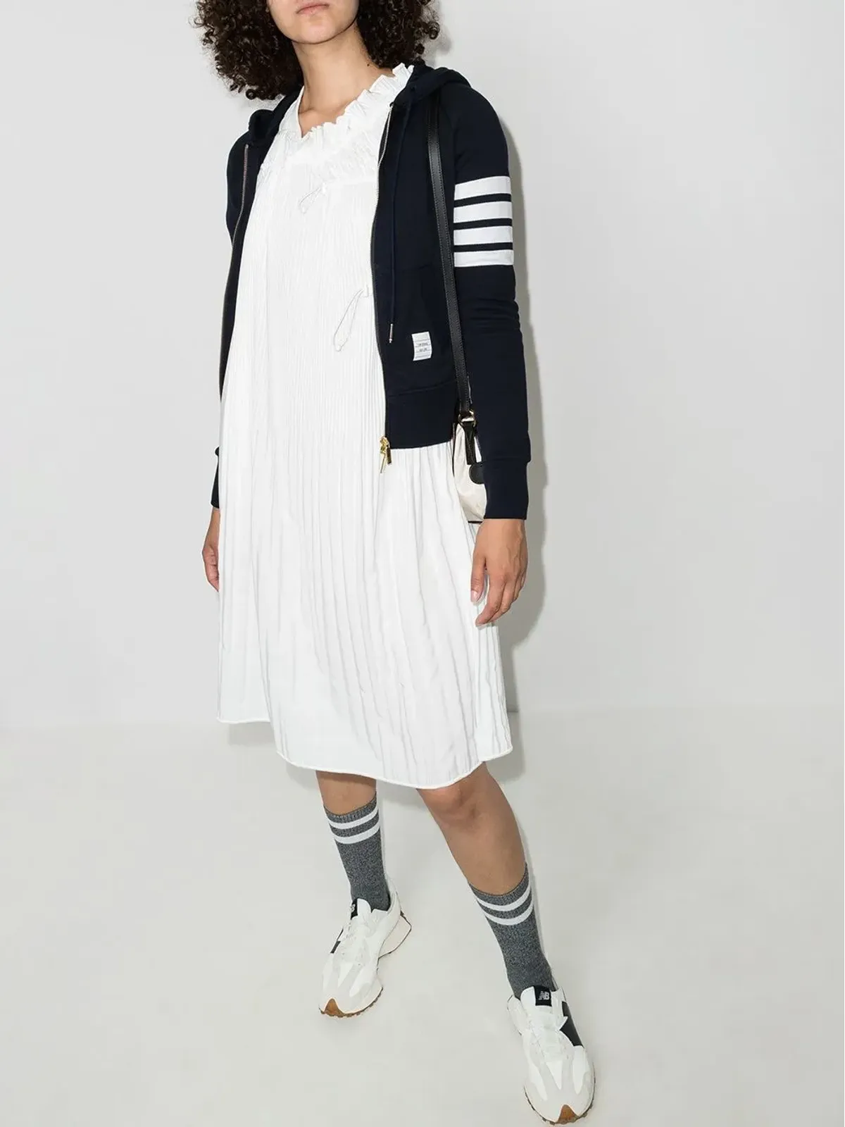 Thom Browne 4バー・ストライプフーディ - 画像5