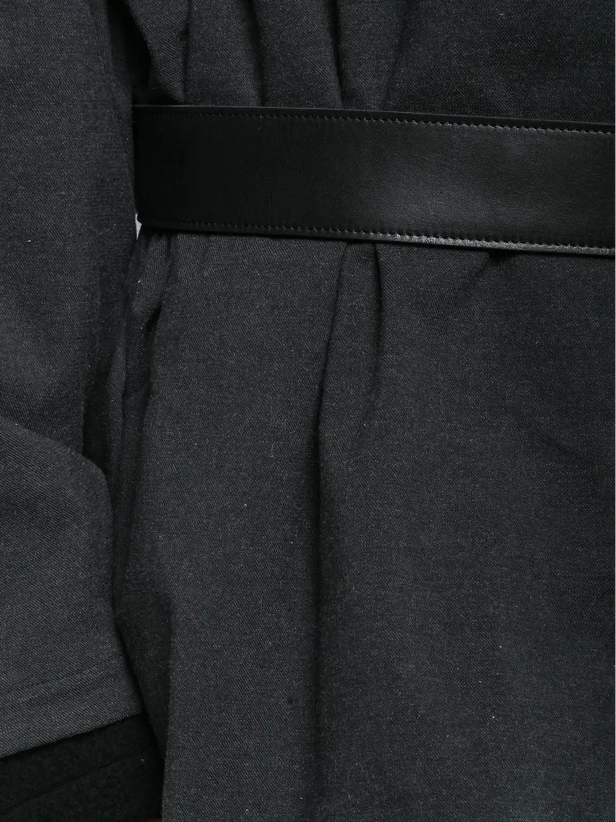 Yohji Yamamoto レイヤードツートーンコート - 画像5