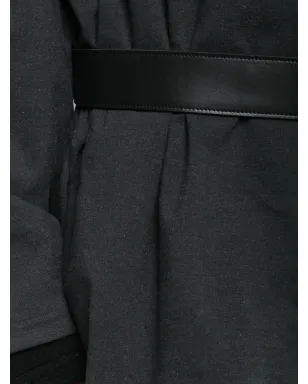 Yohji Yamamoto レイヤードツートーンコート - サムネイル5