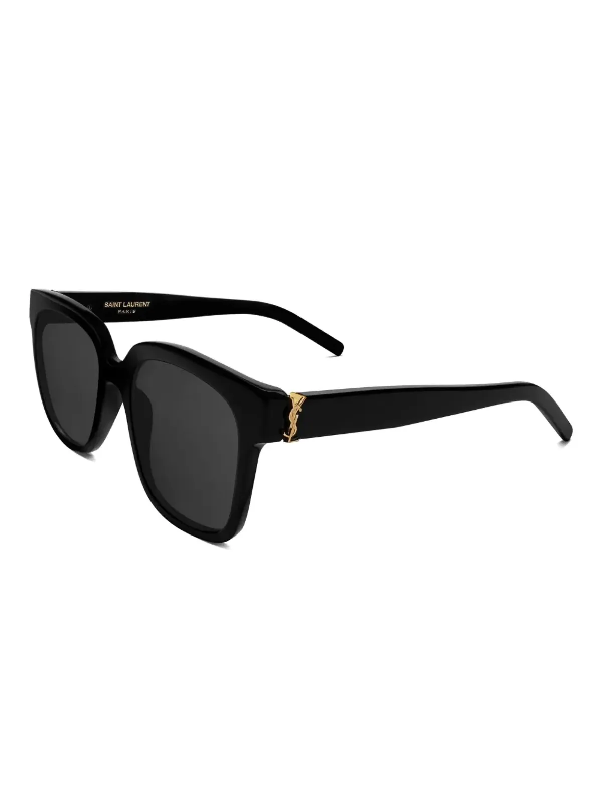 Saint Laurent Eyewear スクエアフレームサングラス - ブラック - 画像2