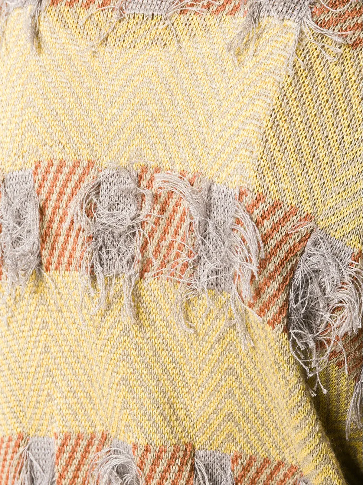 Issey Miyake Pre-Owned 1980s sleeveless cardigan - Yellow - 画像5