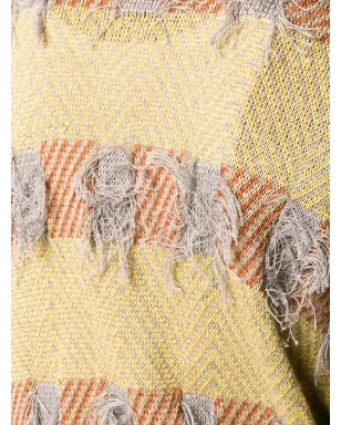 Issey Miyake Pre-Owned 1980s sleeveless cardigan - Yellow - サムネイル5