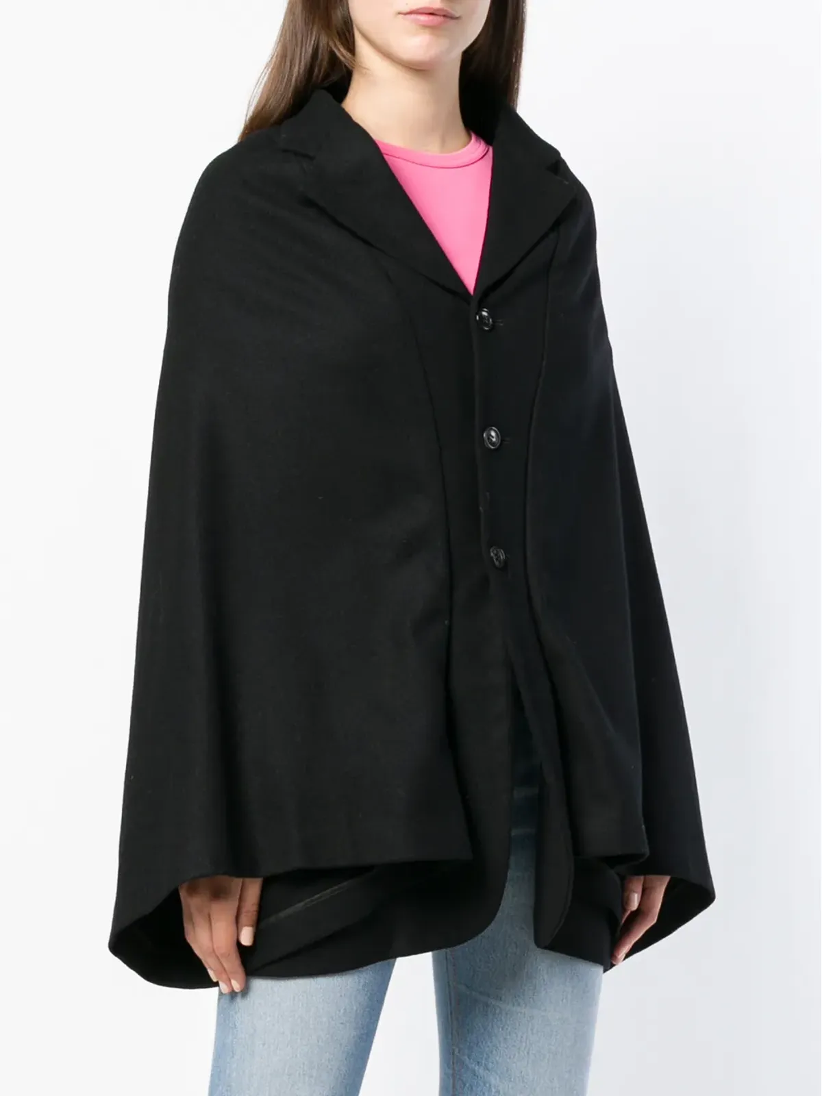 Comme Des Garçons Pre-Owned 1995年 ケープジャケット（ブラック） - 画像3