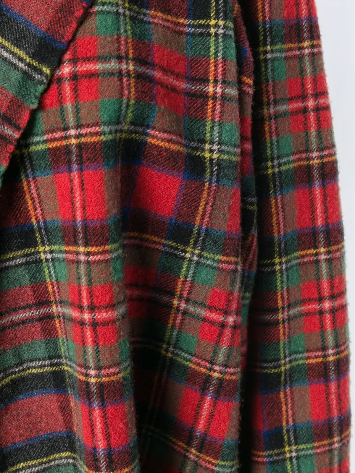 Comme Des Garçons Pre-Owned tartan check loose jacket - Red - 画像5