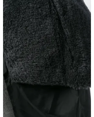 Comme Des Garçons Pre-Owned 1997年製 フェイクファーコート（グレー） - サムネイル5
