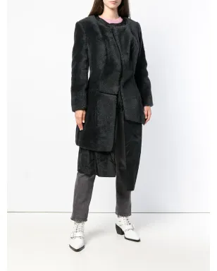Comme Des Garçons Pre-Owned 1997年製 フェイクファーコート（グレー） - サムネイル3