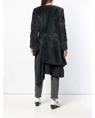 Comme Des Garçons Pre-Owned 1997年製 フェイクファーコート（グレー） - サムネイル4