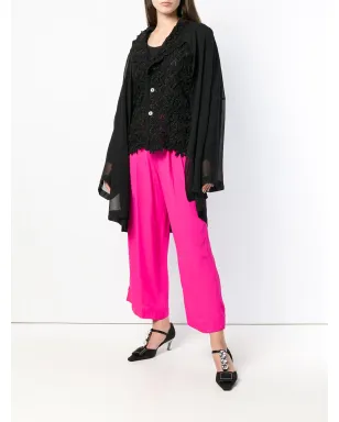 Comme Des Garçons Pre-Owned 1989 マクラメ レイヤードジャケット - サムネイル2