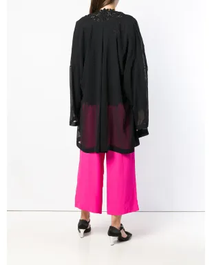 Comme Des Garçons Pre-Owned 1989 マクラメ レイヤードジャケット - サムネイル4