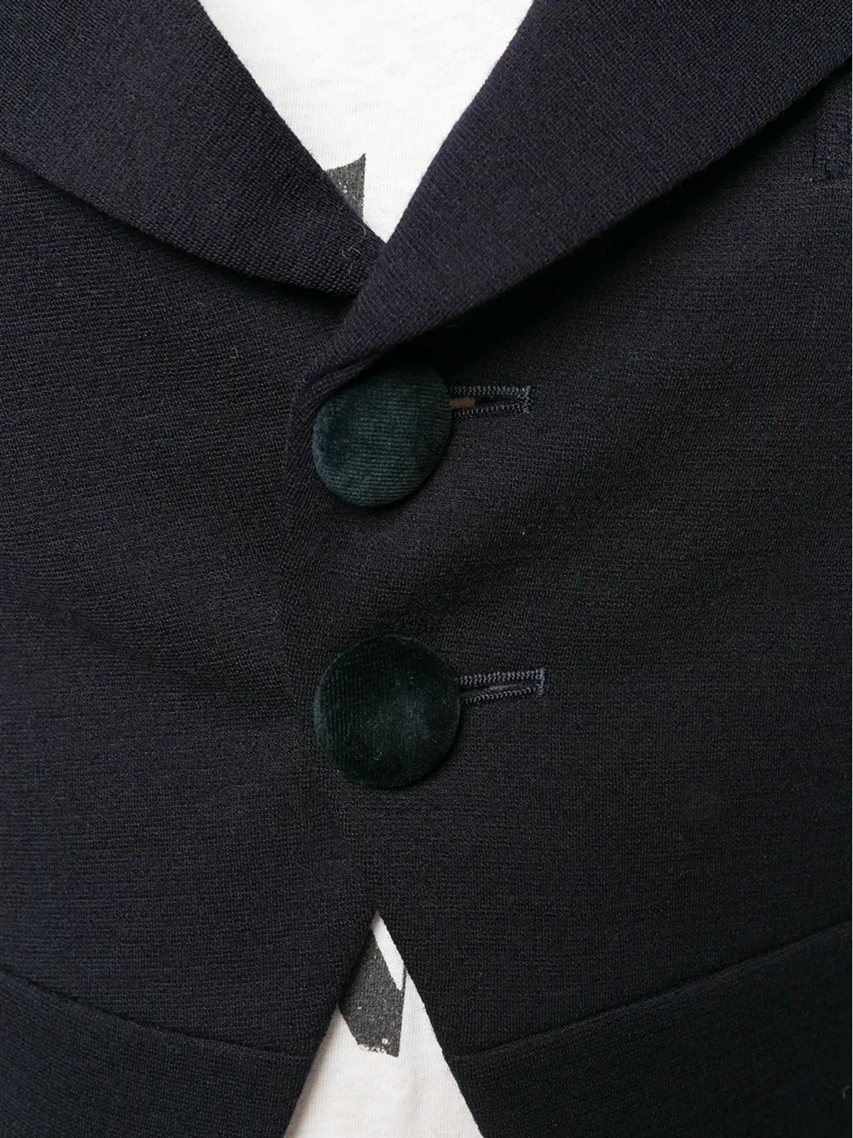 Comme Des Garçons Pre-Owned ワイドラペル テールジャケット - 画像5