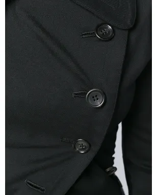 Comme Des Garçons Pre-Owned ダブルブレスト アシンメトリコート - ブラック - サムネイル5