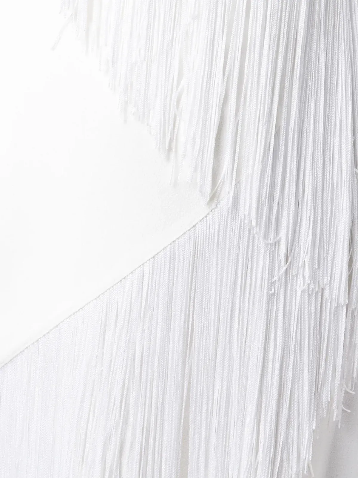 Givenchy アシンメトリックフリンジ付きドレス - White - 画像5