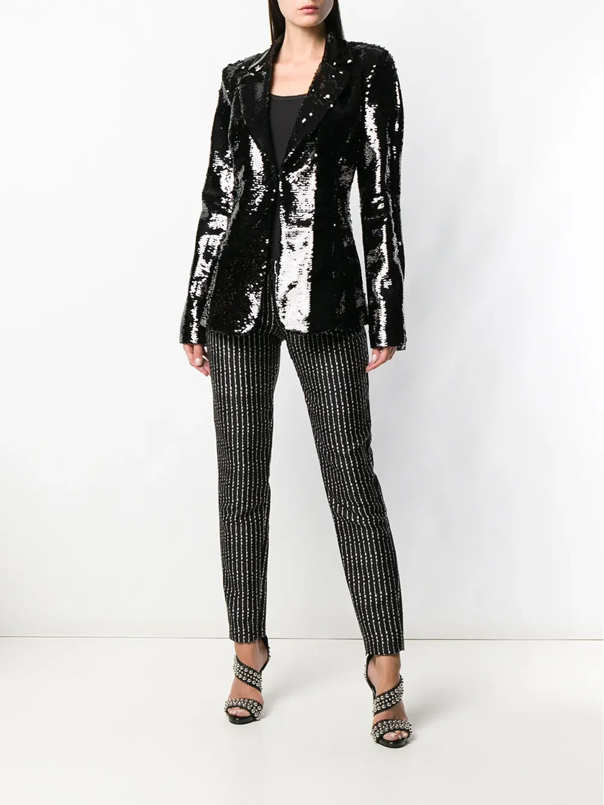 Philipp Plein スパンコール付きブレザー - ブラック - 画像2
