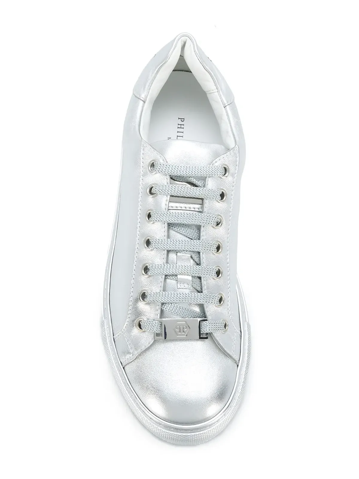 Philipp Plein レースアップスニーカー - メタリック - 画像4