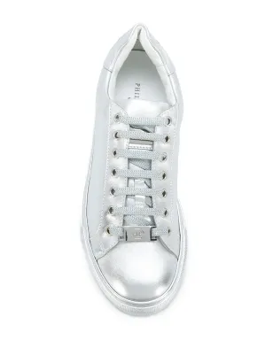 Philipp Plein レースアップスニーカー - メタリック - サムネイル4