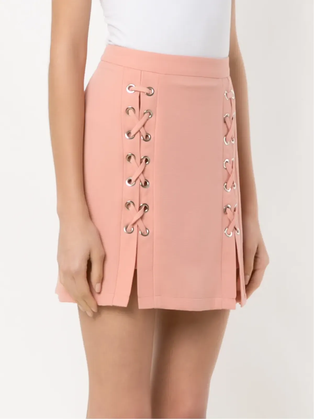 Olympiah メッシナ レースアップ スカート - 画像3