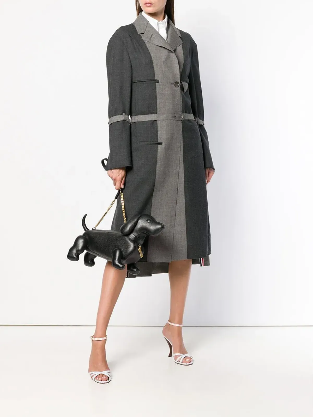 Thom Browne ヘクター レザー ショルダーバッグ - 画像3