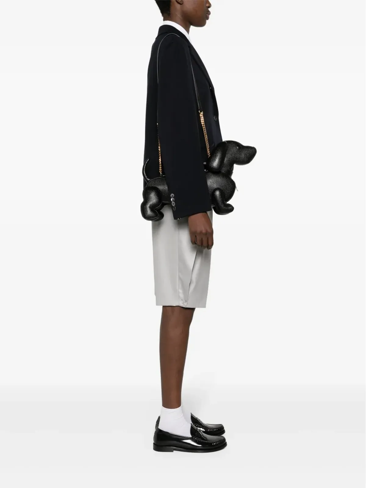 Thom Browne ヘクター レザー ショルダーバッグ - 画像4