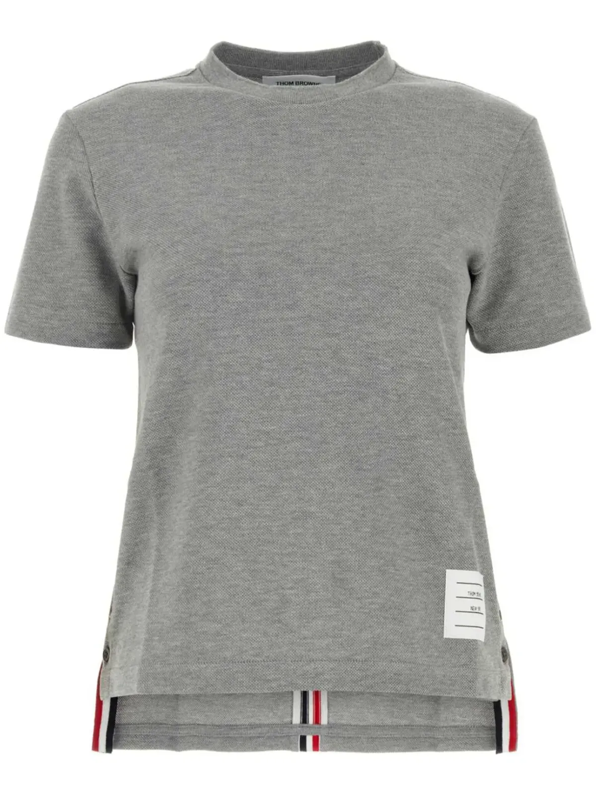 Thom Browne RWBストライプ ピケTシャツ - 画像1