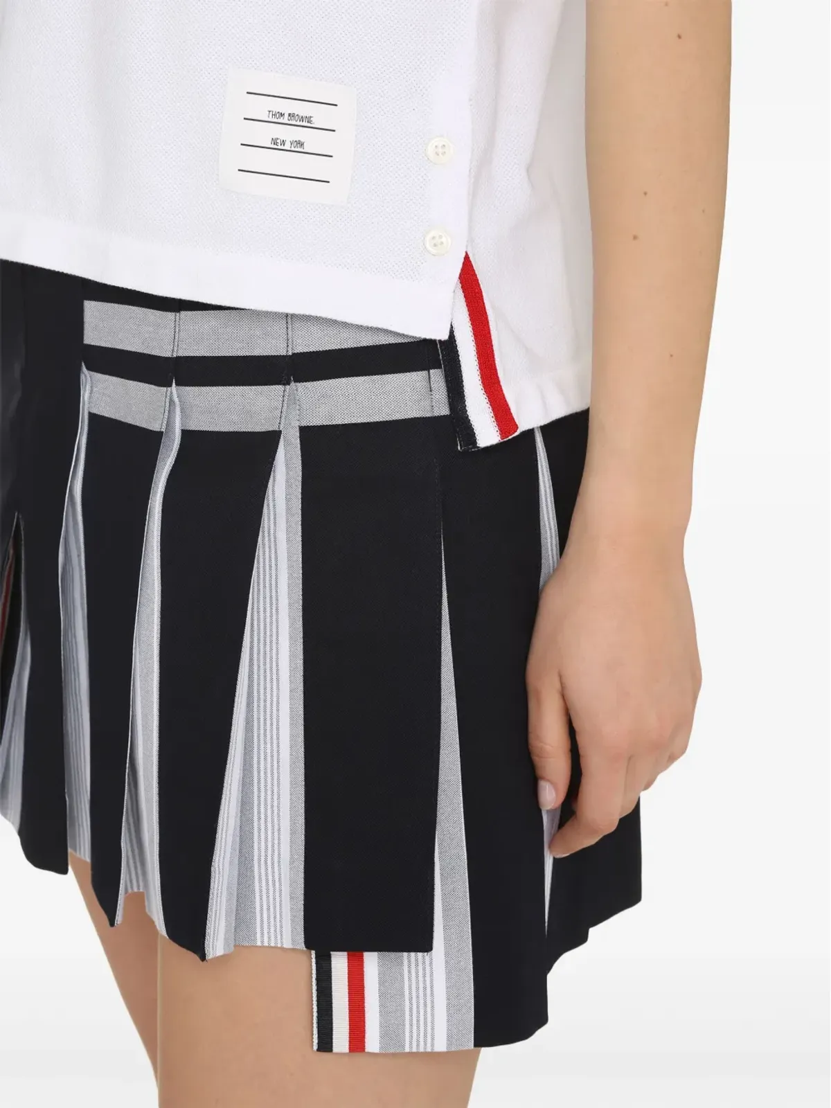 Thom Browne RWBストライプTシャツ - 画像4
