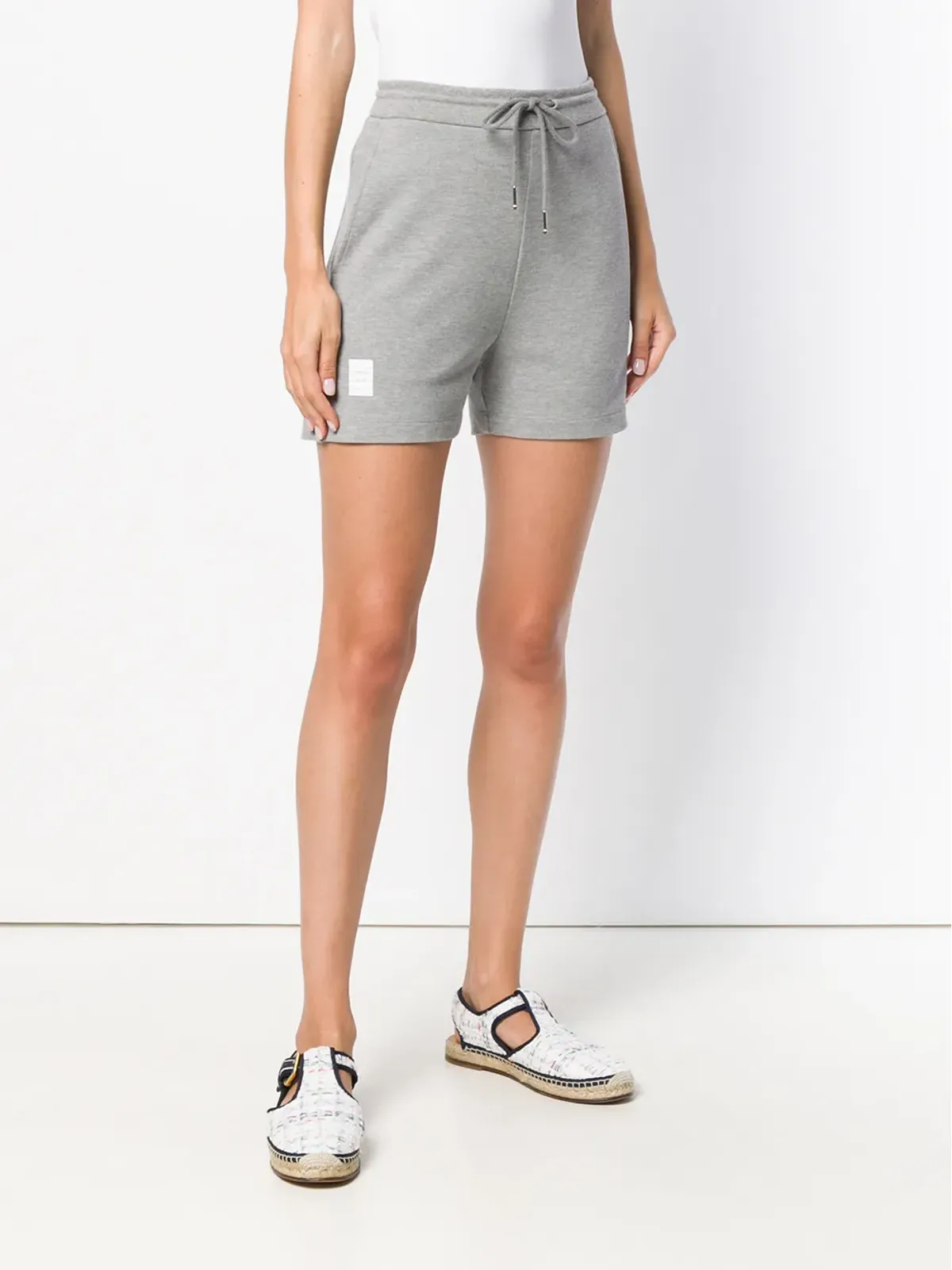 Thom Browne RWB Stripe ピケショートパンツ - グレー - 画像3