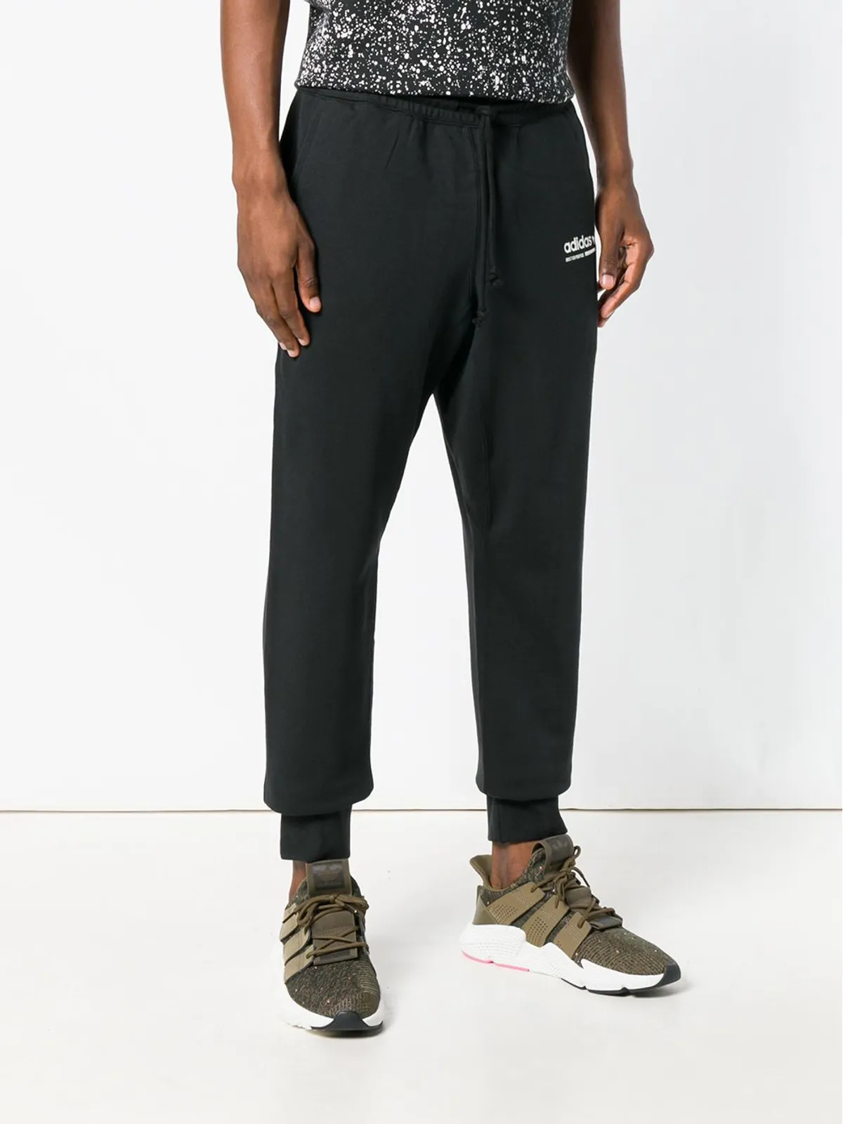 adidas リブ編み裾パンツ - 画像3