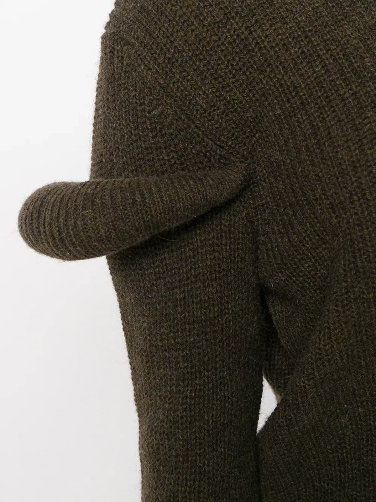 JW Anderson リブ編みフード付きセーター - 画像5