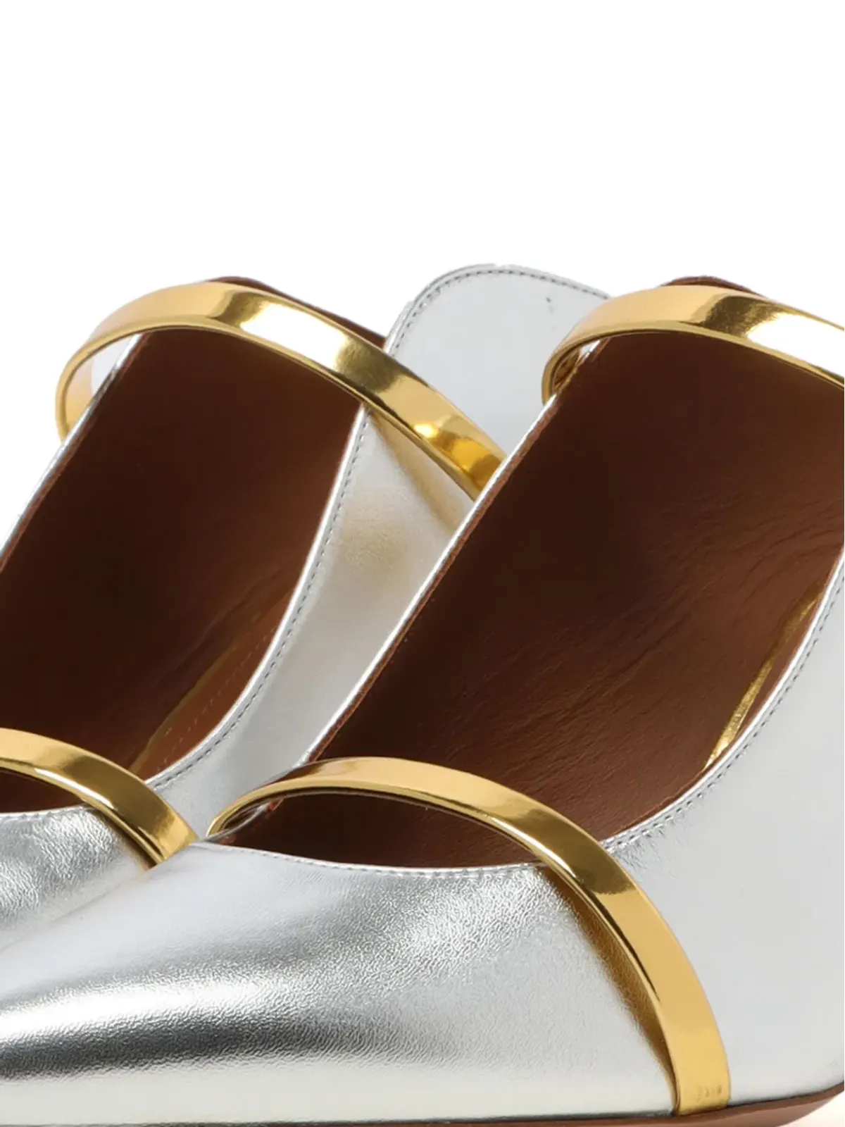 Malone Souliers Maureen mules - Silver - 画像2