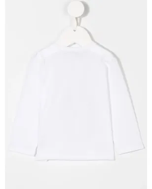 Dolce & Gabbana Kids ロゴアップリケ長袖Tシャツ - サムネイル2