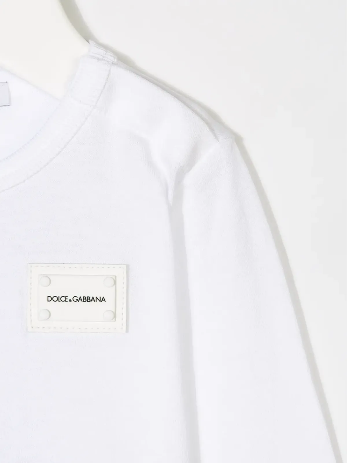 Dolce & Gabbana Kids ロゴアップリケ長袖Tシャツ - 画像3