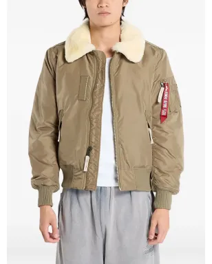 Alpha Industries シェアリングカラー ボンバー ジャケット - グリーン - サムネイル3