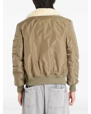 Alpha Industries シェアリングカラー ボンバー ジャケット - グリーン - サムネイル4