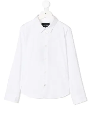 Emporio Armani Kids クラシックボタンシャツ - サムネイル1