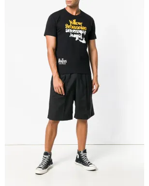 Comme Des Garçons 歌詞プリントTシャツ - ブラック - サムネイル2